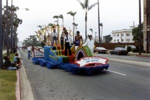 West Coast Production Company's float, 1982