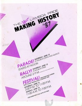 Pride Guide, 1987 (front)